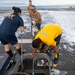 USS Gabrielle Giffords Flight Deck Washdown