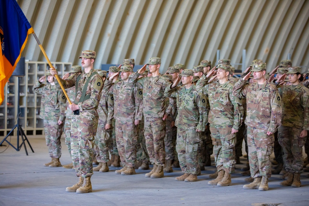 Task Force Warhawk Departure Ceremony