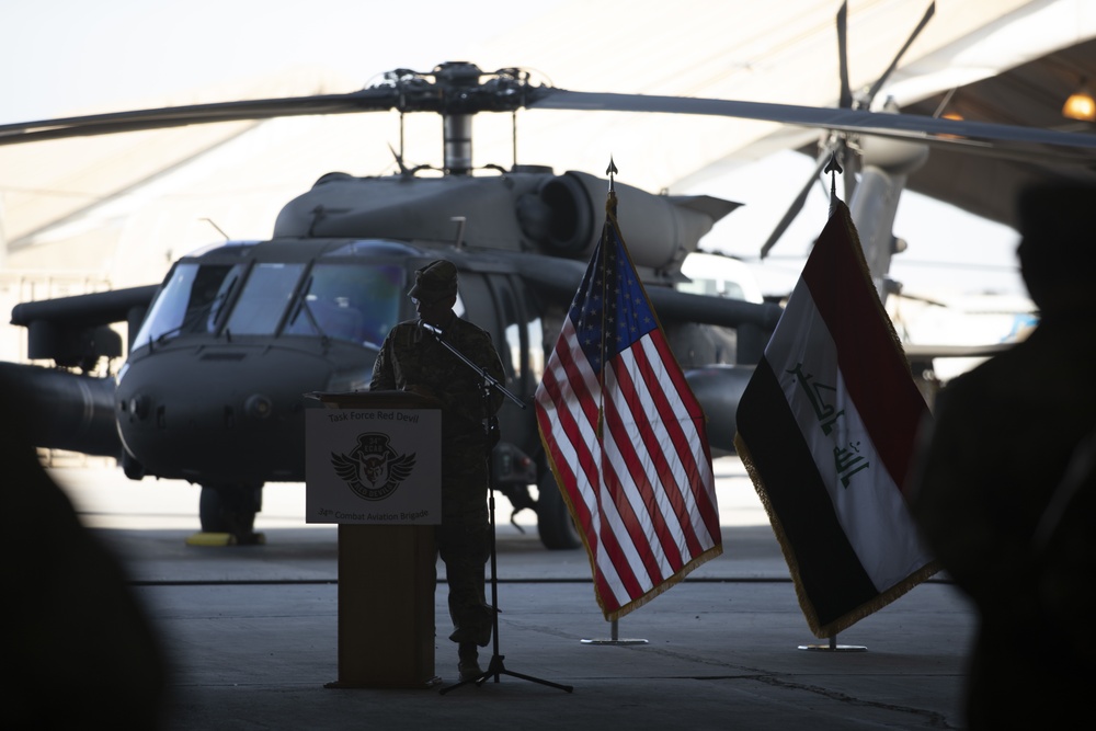 Task Force Warhawk Departure Ceremony