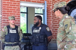 CSM Myers checks up on Marne Community, ensures COVID-19 response measures in place