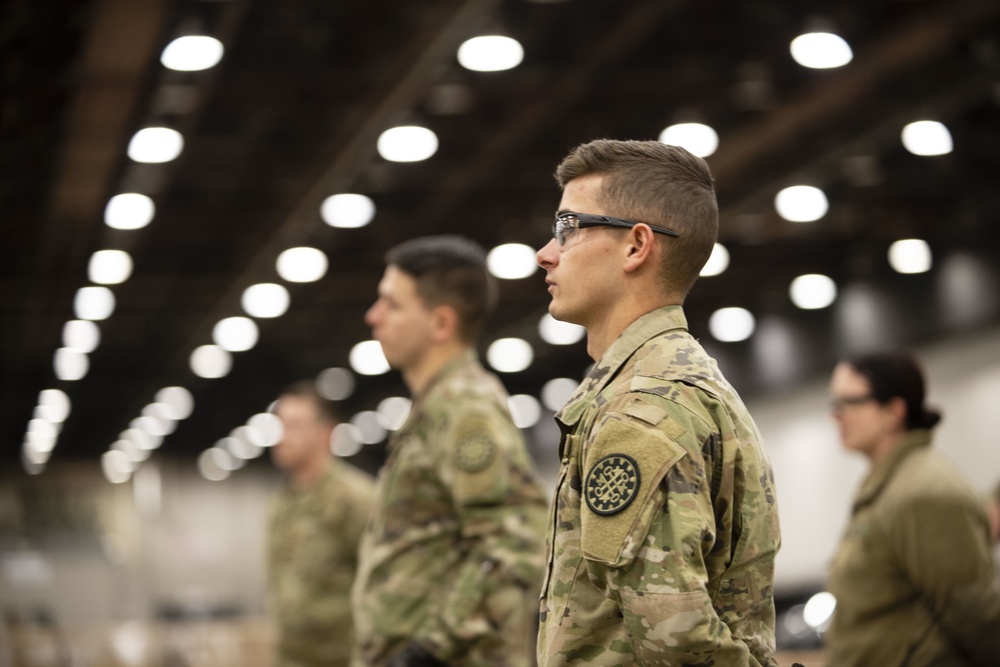 Michigan National Guard assists FEMA conversion of TCF Center into COVID-19 alternate care facility