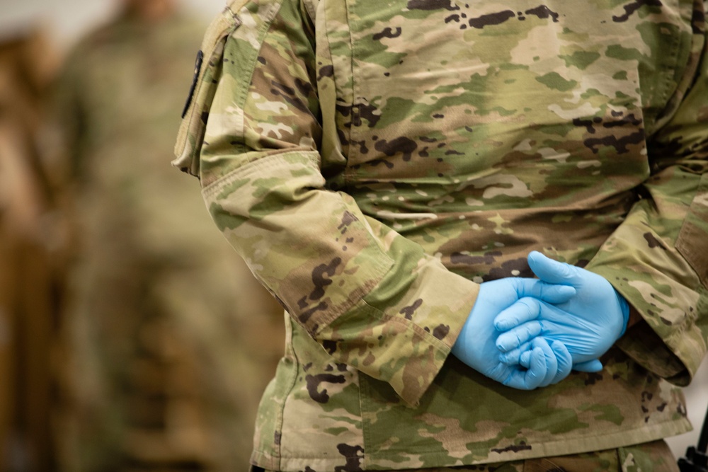 Michigan National Guard assists FEMA conversion of TCF Center into COVID-19 alternate care facility