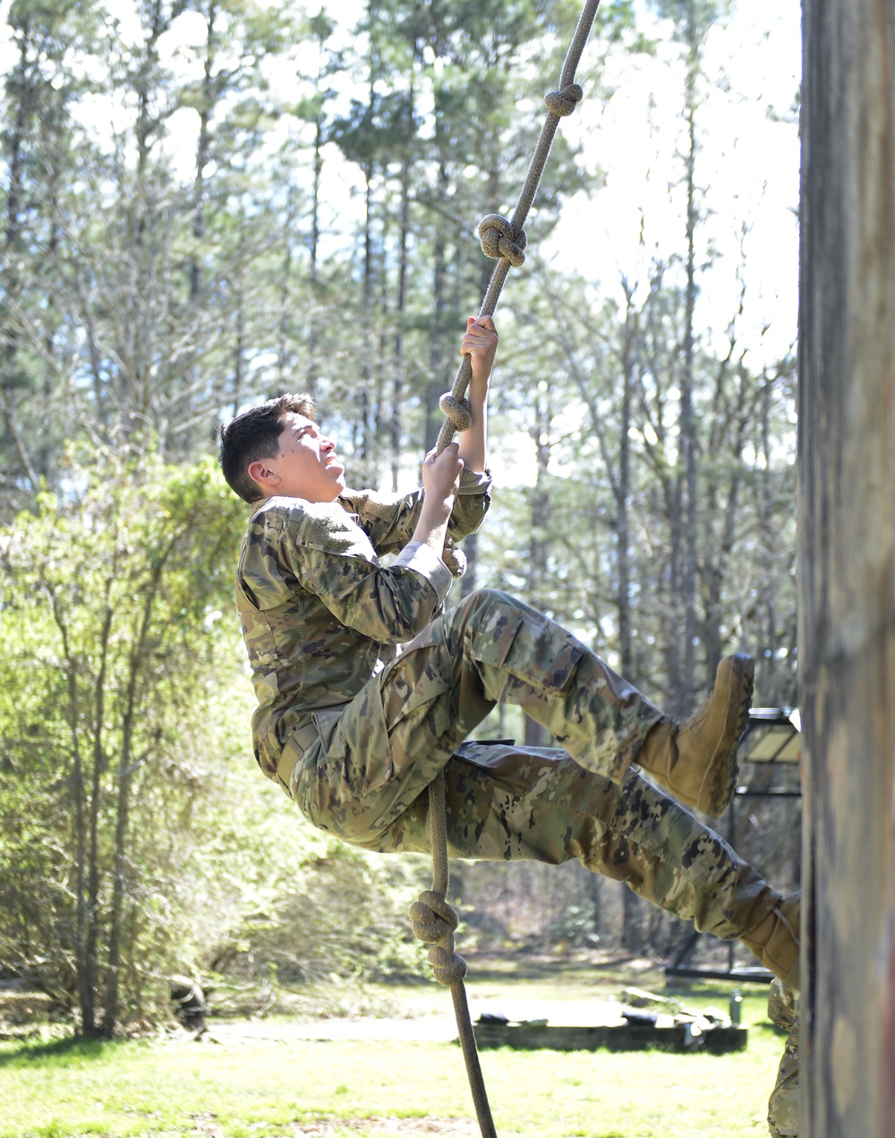 SWCS Students Climb, Scale, Rapel, Traverse Barriers During SERE Course