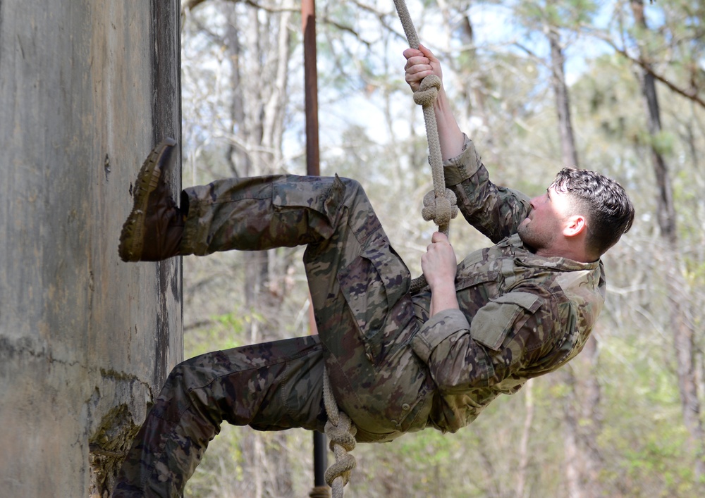 SWCS Students Climb, Scale, Rapel, Traverse Barriers During SERE Course