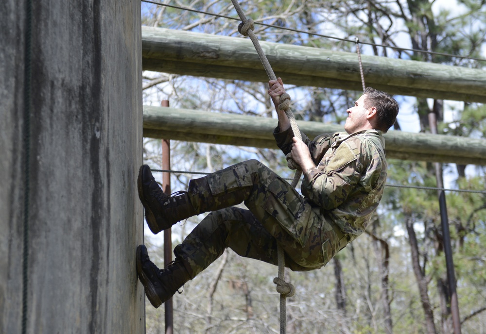 SWCS Students Climb, Scale, Rapel, Traverse Barriers During SERE Course