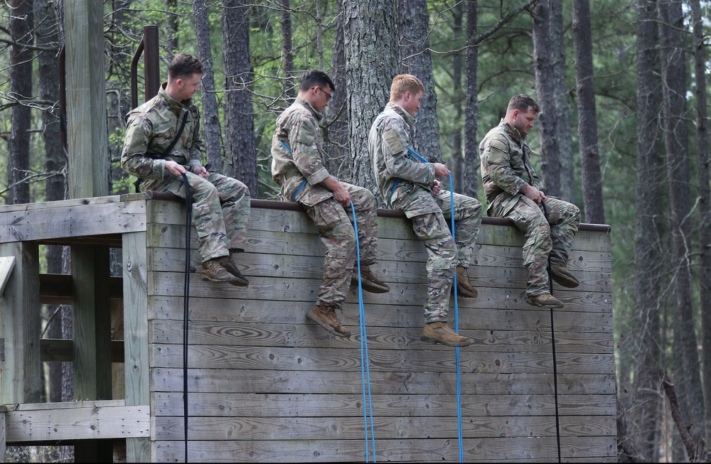 SWCS Students Climb, Scale, Rapel, Traverse Barriers During SERE Course