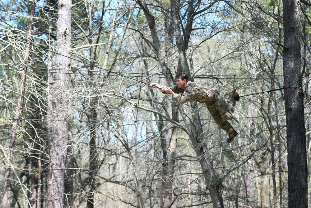 SWCS Students Climb, Scale, Rapel, Traverse Barriers During SERE Course