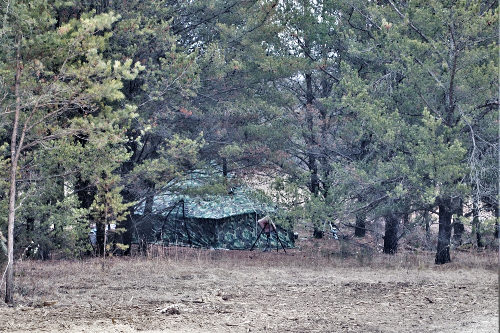 Tent, shelter building among main skills taught during Fort McCoy CWOC