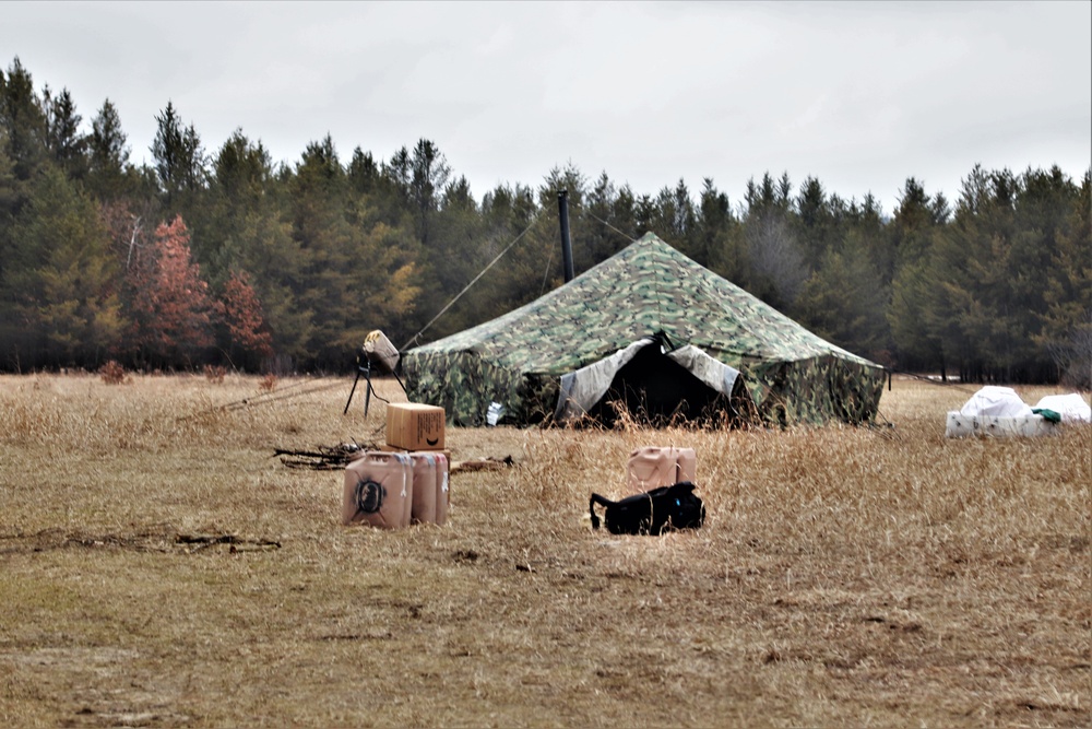 Tent, shelter building among main skills taught during Fort McCoy CWOC