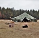Tent, shelter building among main skills taught during Fort McCoy CWOC