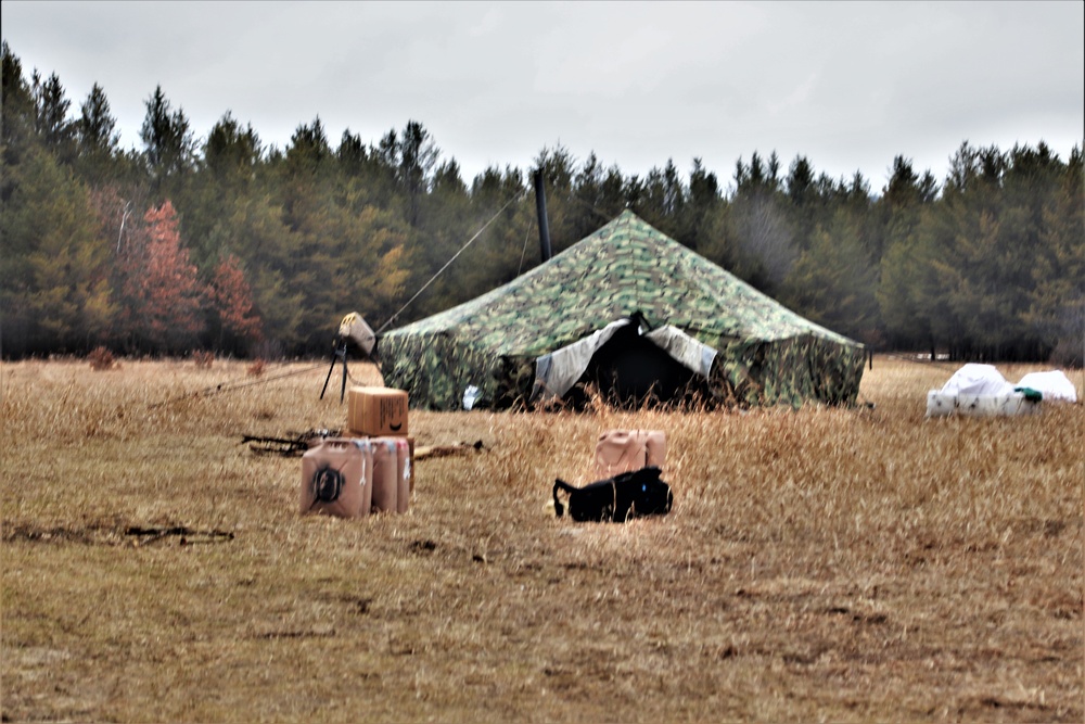 Tent, shelter building among main skills taught during Fort McCoy CWOC