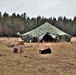 Tent, shelter building among main skills taught during Fort McCoy CWOC