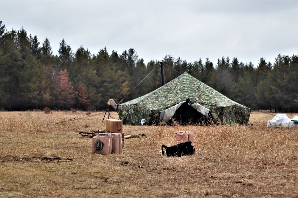 Tent, shelter building among main skills taught during Fort McCoy CWOC