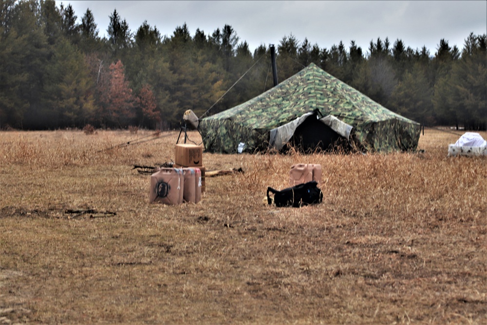 Tent, shelter building among main skills taught during Fort McCoy CWOC
