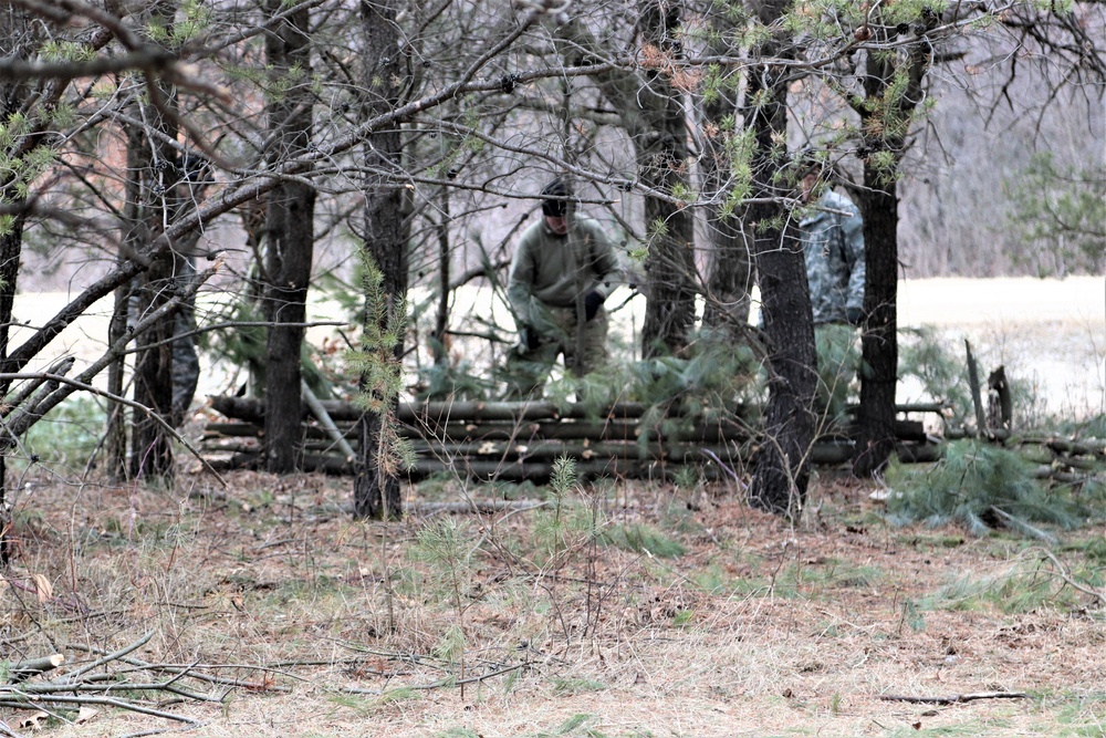 Tent, shelter building among main skills taught during Fort McCoy CWOC
