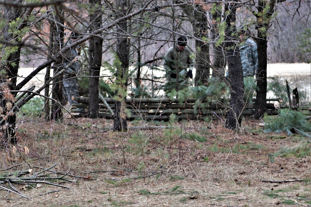 Tent, shelter building among main skills taught during Fort McCoy CWOC