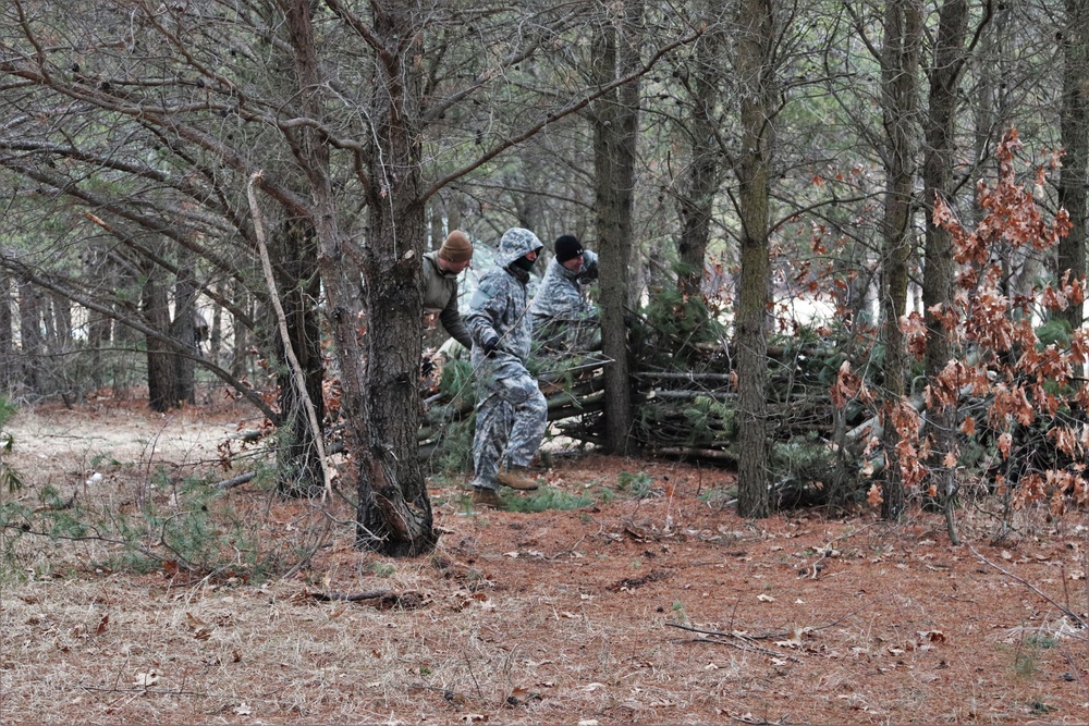 Tent, shelter building among main skills taught during Fort McCoy CWOC