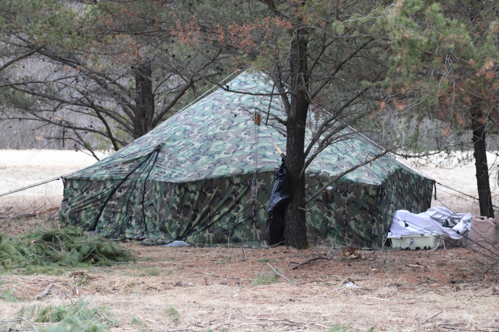 Tent, shelter building among main skills taught during Fort McCoy CWOC
