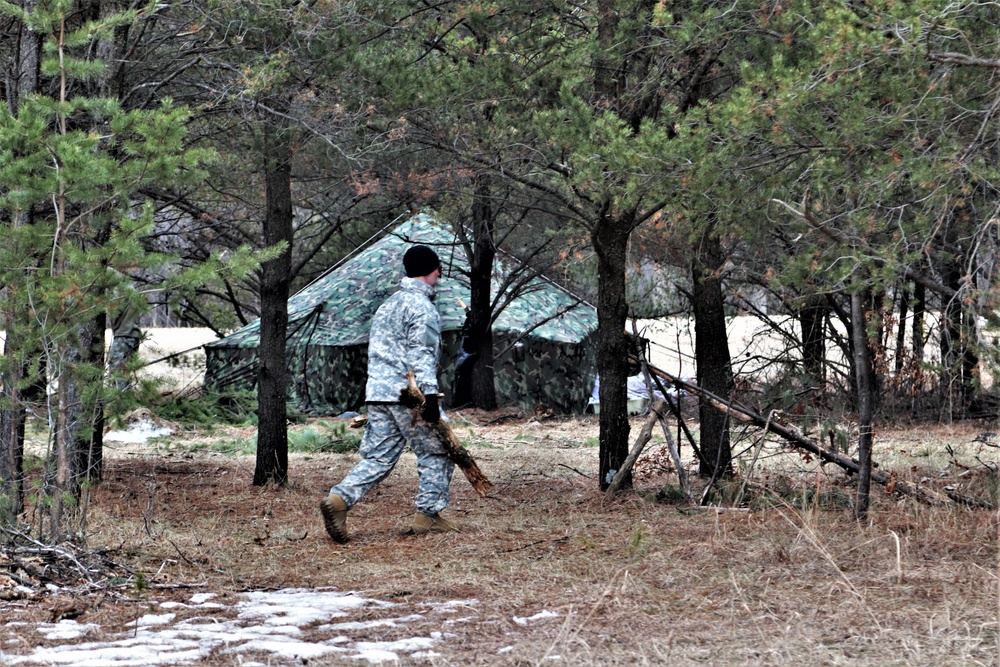 Tent, shelter building among main skills taught during Fort McCoy CWOC