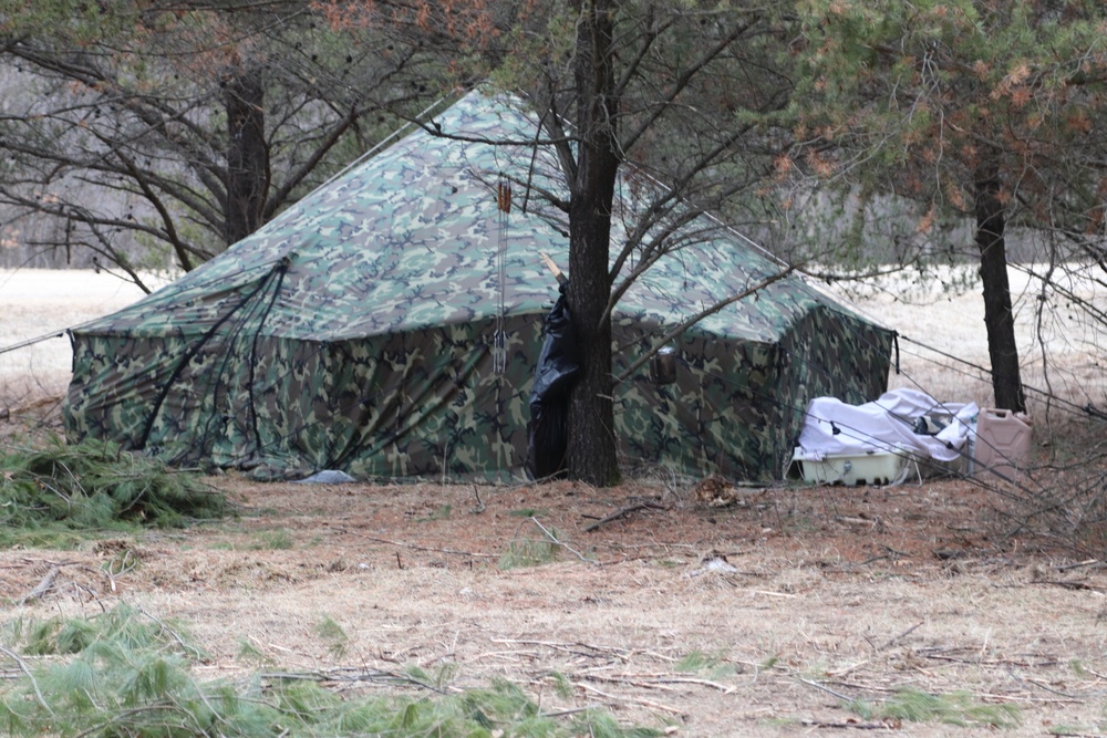 Tent, shelter building among main skills taught during Fort McCoy CWOC