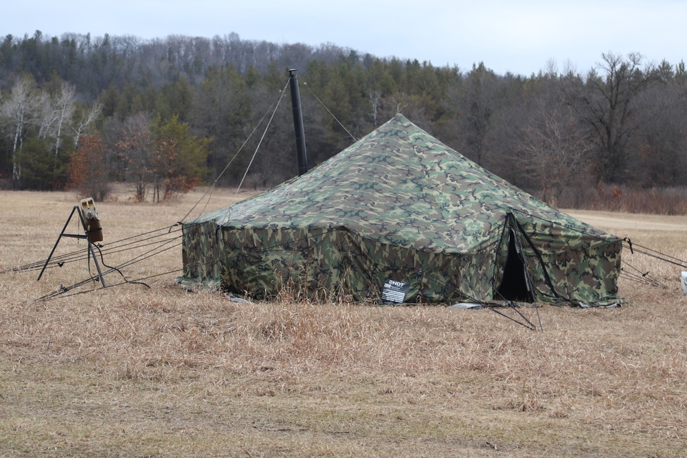 Tent, shelter building among main skills taught during Fort McCoy CWOC