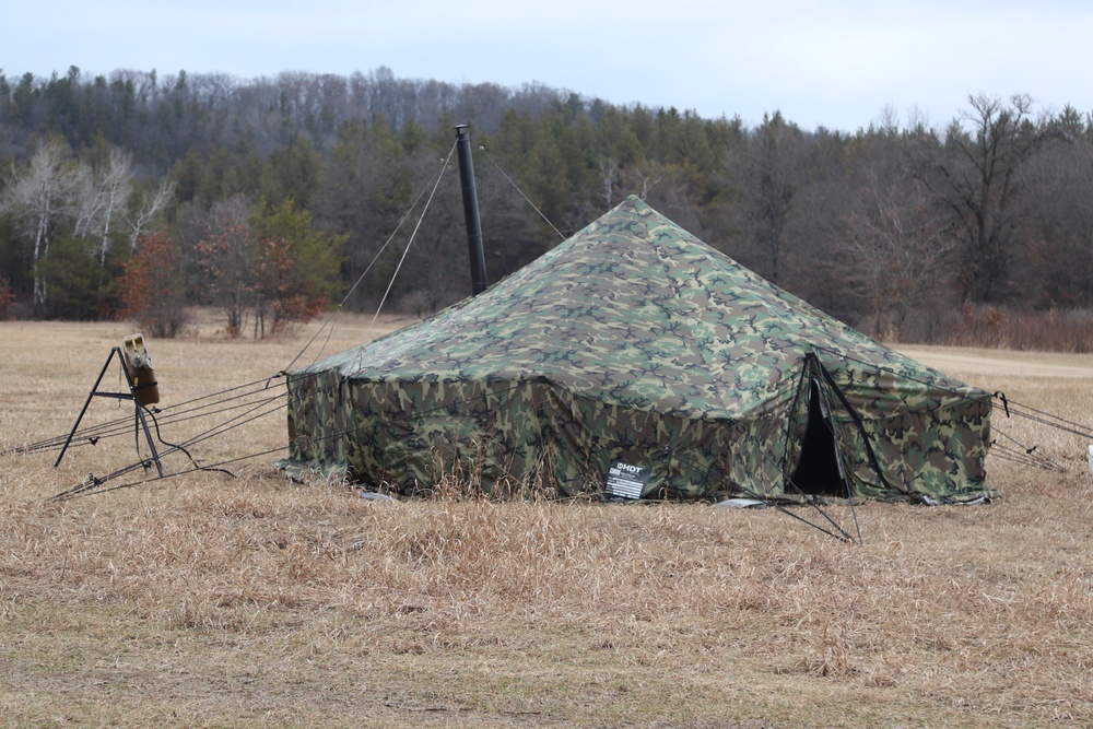 Tent, shelter building among main skills taught during Fort McCoy CWOC