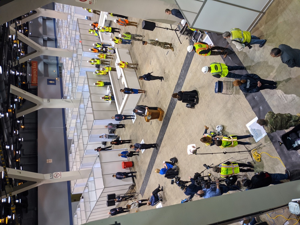 Construction complete of Hall C at McCormick Place’s COVID19 ACF