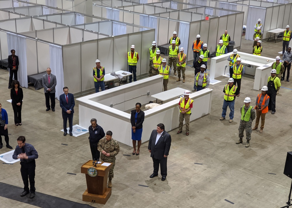 Construction complete of Hall C at McCormick Place’s COVID19 ACF