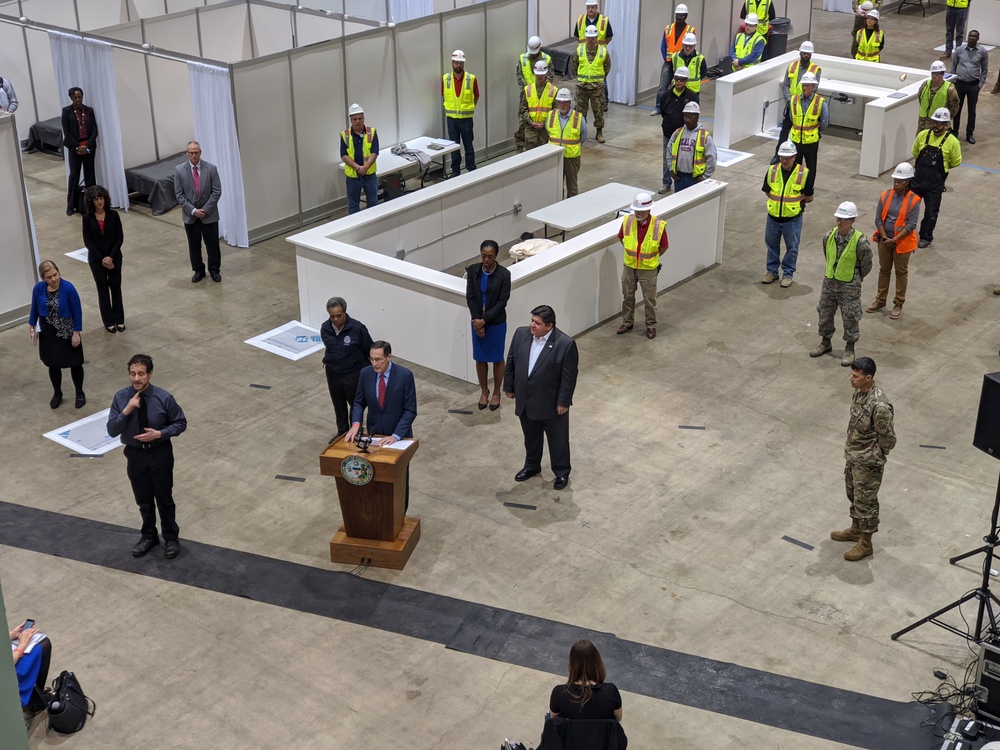 Construction complete of Hall C at McCormick Place’s COVID19 ACF