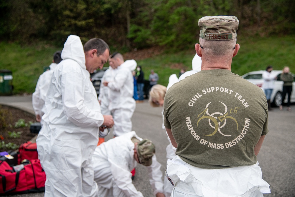 W.Va. Guard Assists with COVID-19 Testing of Nursing Home Residents