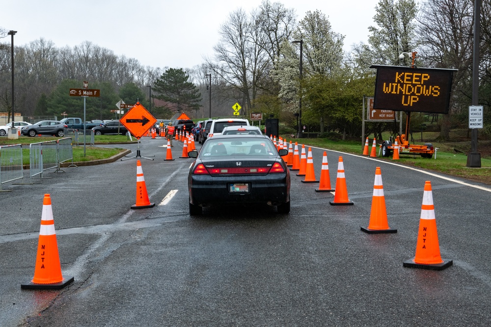 New Jersey’s Community Based Testing Site opens at the PNC Bank Arts Center