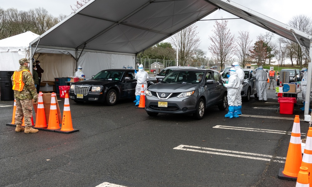 New Jersey’s Community Based Testing Site opens at the PNC Bank Arts Center