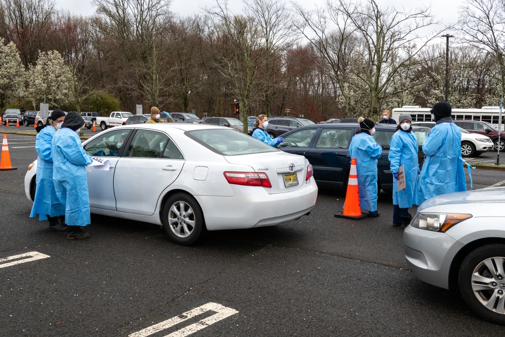 New Jersey’s Community Based Testing Site opens at the PNC Bank Arts Center