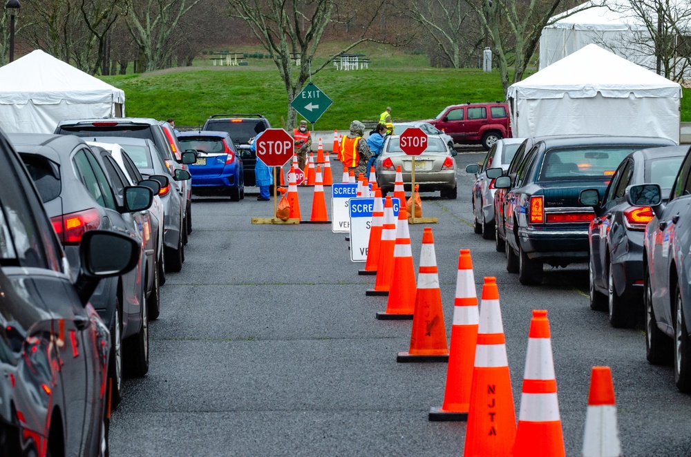 New Jersey’s Community Based Testing Site opens at the PNC Bank Arts Center