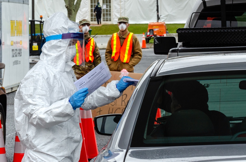New Jersey’s Community Based Testing Site opens at the PNC Bank Arts Center