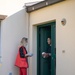 U.S. Army Garrison Italy Soldiers and American Red Cross deliver face masks in Villaggio Housing