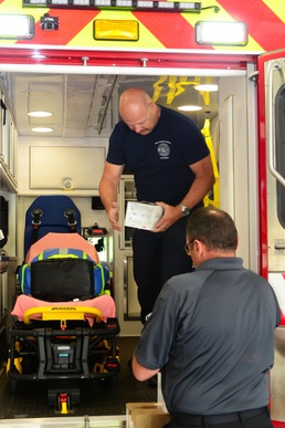 NEXCOM Donates 240 N-95 Masks to Naval Air Station Pensacola Fire Department