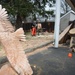 Airman carves out resiliency time with chainsaw art
