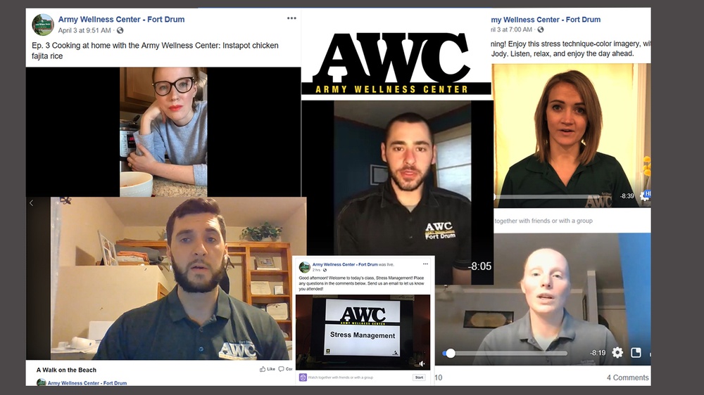 Fun, informative videos, virtual connections keep Fort Drum’s AWC team supporting the community through the pandemic