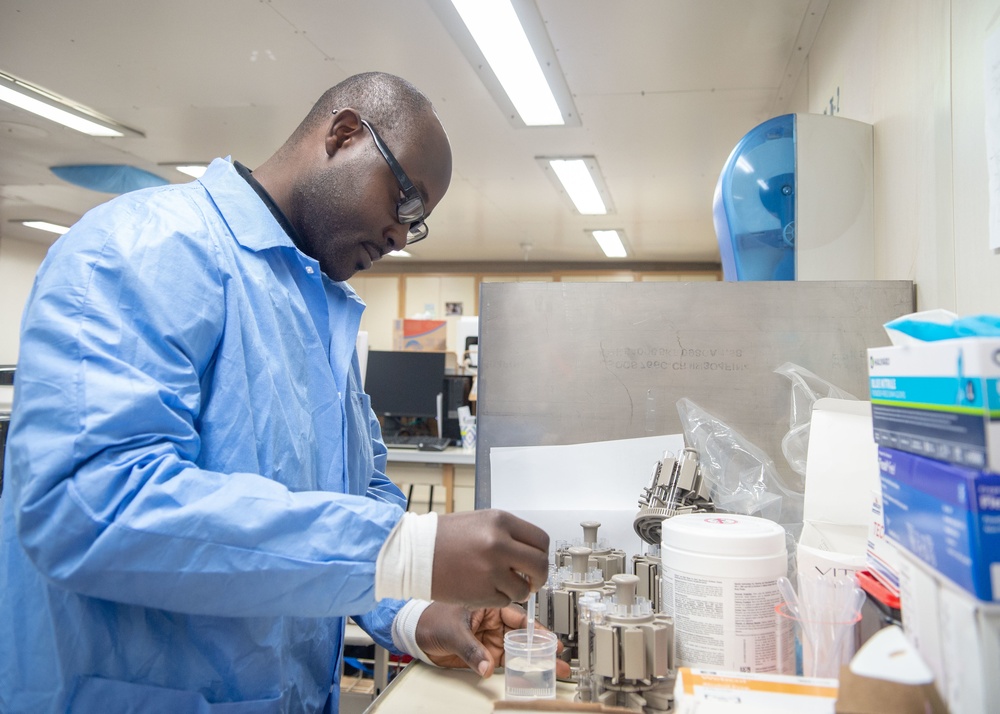 DVIDS - Images - USNS Mercy Lab Tech [Image 1 of 4]