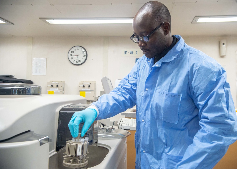 USNS Mercy Lab Tech