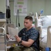 Sailors Prepare Medical Equipment aboard USNS Mercy (T-AH 19)