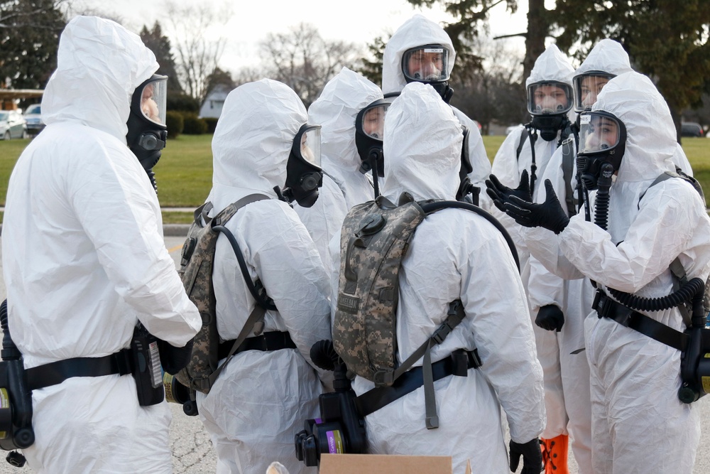 Wisconsin National Guard specimen collection team sent to senior living facility in Sheboygan