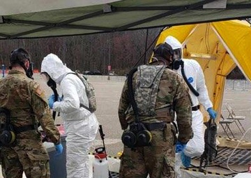 3rd CBRN Task Force completes COVID-19 test site mission