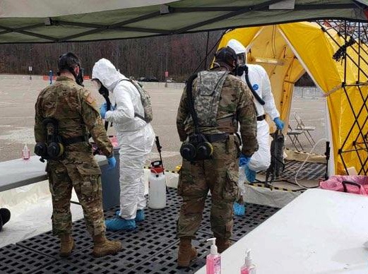 3rd CBRN Task Force returns home after COVID-19 test site mission