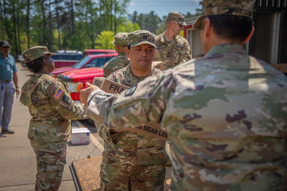 44th Medical Brigade Send Supplies to Javits Field Hospital in New York City