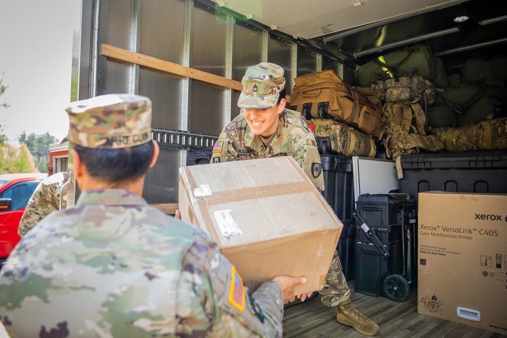 44th Medical Brigade Send Supplies to Javits Field Hospital in New York City