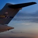 C-17 at sunset