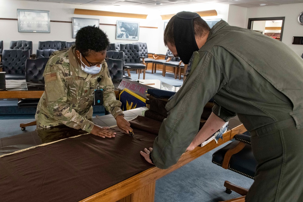 Airmen, volunteers of AAFB unite to create masks to fight COVID-19