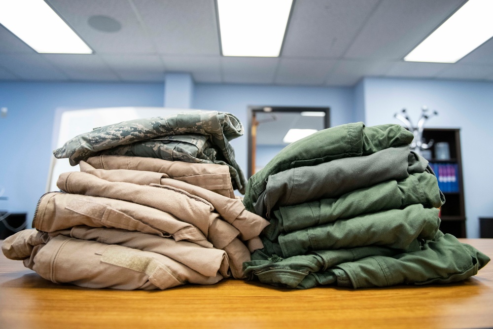 Airmen, volunteers of AAFB unite to create masks to fight COVID-19